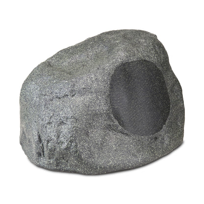 Rock-shaped pet bed on a white background