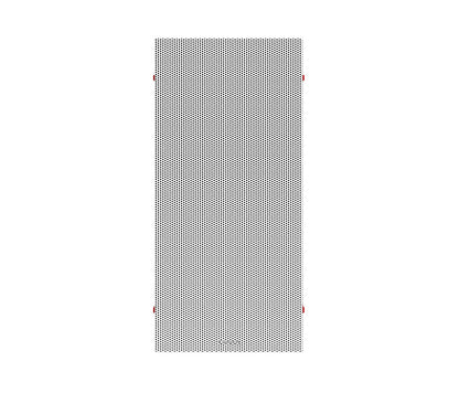 Textured gray panel with a subtle pattern on a white background
