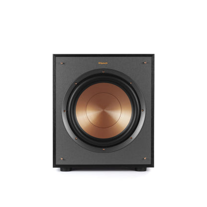 Klipsch subwoofer on a white background