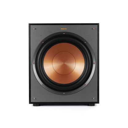 Klipsch subwoofer on a white background
