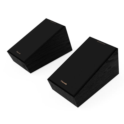 Two black boxes with a brand logo on a white background