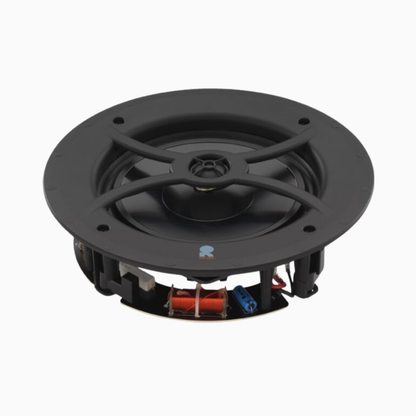 Black speaker on a white background