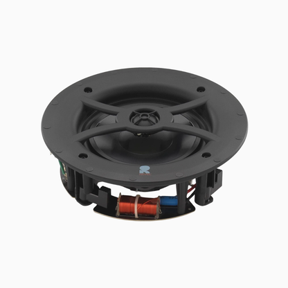 Black speaker on a white background