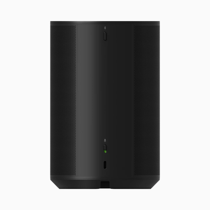 Sonos speaker green indicator light on a white background