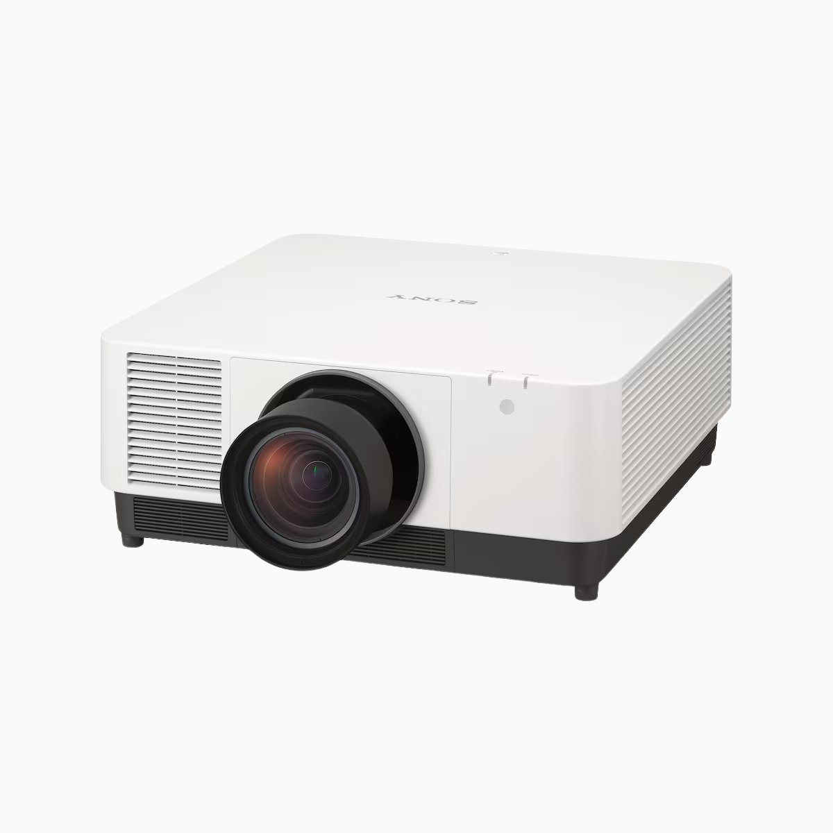 White projector on a white background