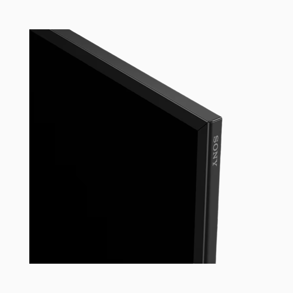 Black external hard drive with Sony branding on a white background