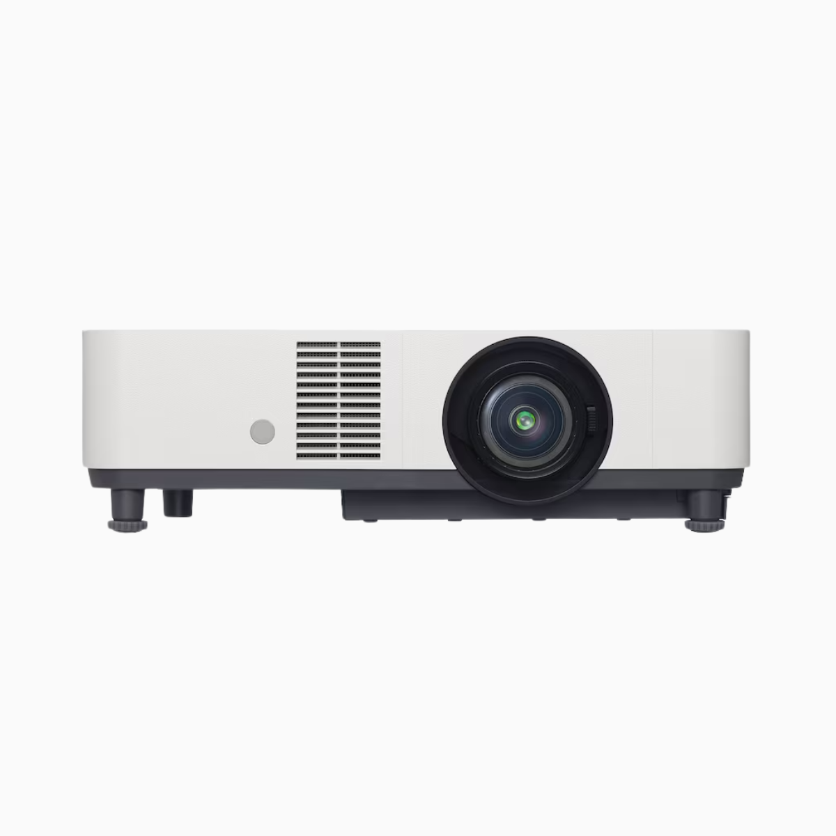 White projector on a white background