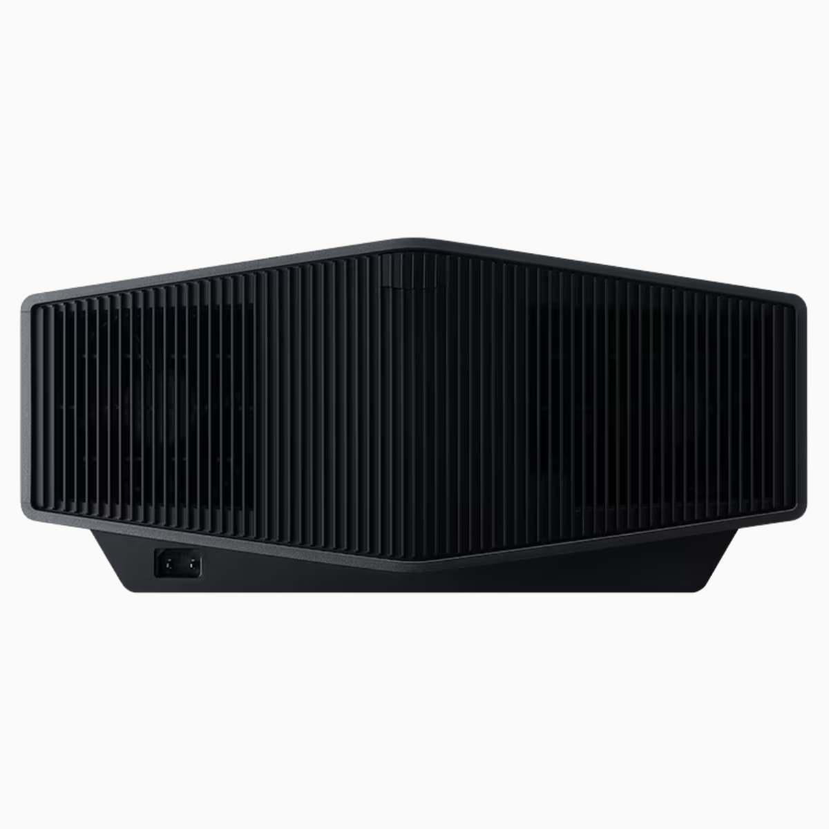 Sony projector back panel on a white background