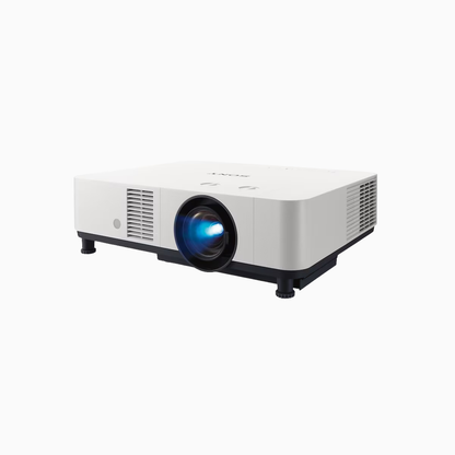 White projector on a white background